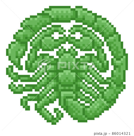 Zodiac Horoscope Astrology Scorpio Pixel Art Sign Zodiac Horoscope Astrology Scorpio Pixel Art Sign 86014321