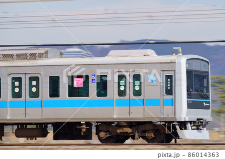 小田急線の列車 急行小田原行き（3000形ワイドドア車）の写真