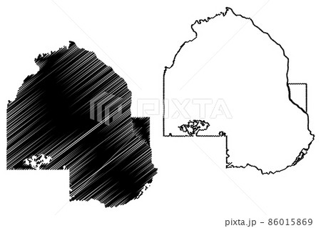Hennepin County,  Minnesota (U.S. county, United States of America, USA, U.S., US) map vector illustration, scribble sketch Hennepin map 86015869