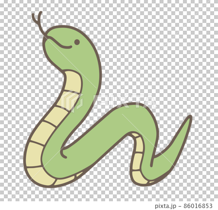 手描きの蛇のイラスト 手描きの蛇のイラスト 86016853