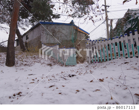 風景 冬 積雪 86017113