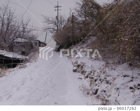 外 屋外 積雪 86017262