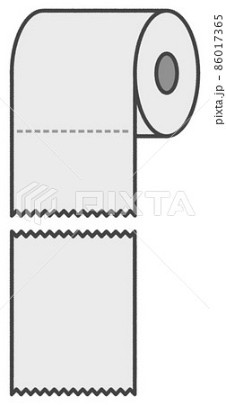 トイレで排泄した後に使うトイレットペーパー 86017365