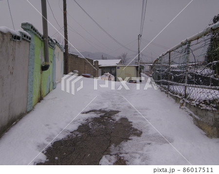 雪景色 自然 積雪 86017511