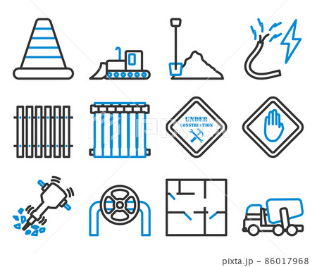Construction Icon Set Construction Icon Set 86017968