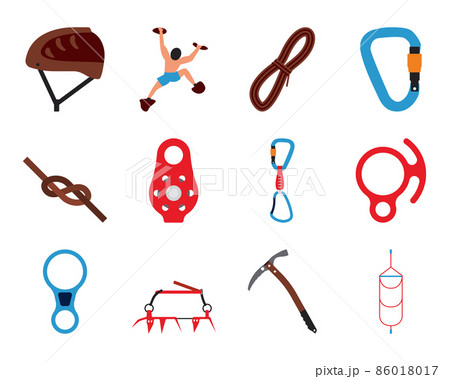 Alpinist Icon Set Alpinist Icon Set 86018017