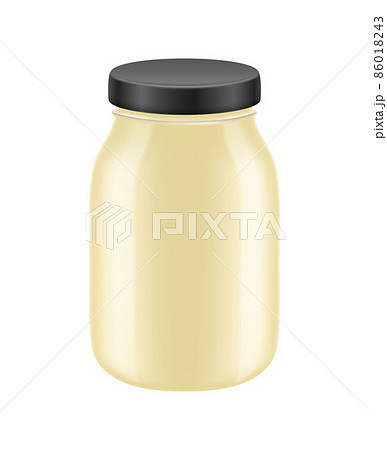 Mayonnaise Jar Illustration 86018243