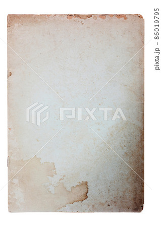 Yellowed hard kraft brown paper texture with white isolated Yellowed hard kraft brown paper texture with white isolated 86019795