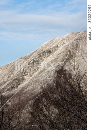 冬の黒檜山 群馬県赤城山 冬の黒檜山 群馬県赤城山 86020296