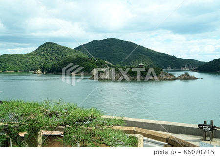 【重要伝統的建造物群保存地区】鞆町 福禅寺対潮楼からの風景3 広島県福山市 【重要伝統的建造物群保存地区】鞆町 福禅寺対潮楼からの風景3 広島県福山市 86020715