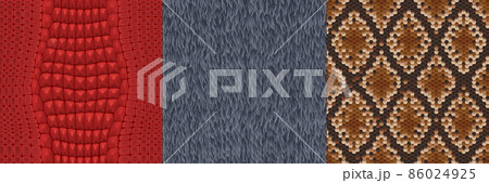 Animal skin and fur seamless textures for game 86024925