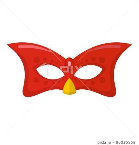 Carnival mask icon, flat style Carnival mask icon, flat style 86025558