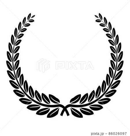 Leader wreath icon, simple style Leader wreath icon, simple style 86026097