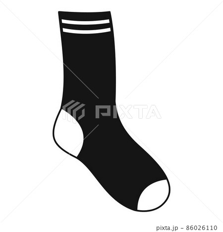 Sock icon, simple style 86026110