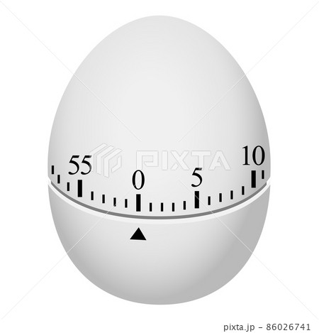 Egg timer mockup, realistic style Egg timer mockup, realistic style 86026741
