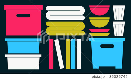 Home Organization Concept Vector Illustration 86026742