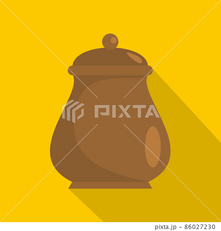 Pot icon, flat style 86027230