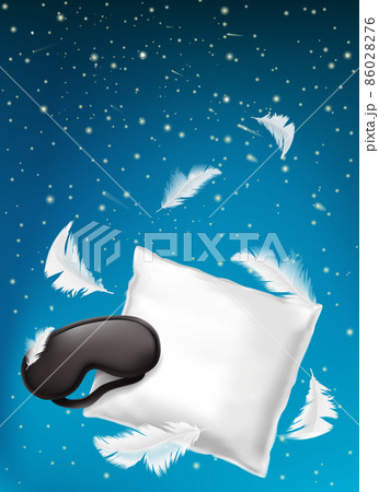 Vector poster for comfortable sleep, sweet dreaming Vector poster for comfortable sleep, sweet dreaming 86028276