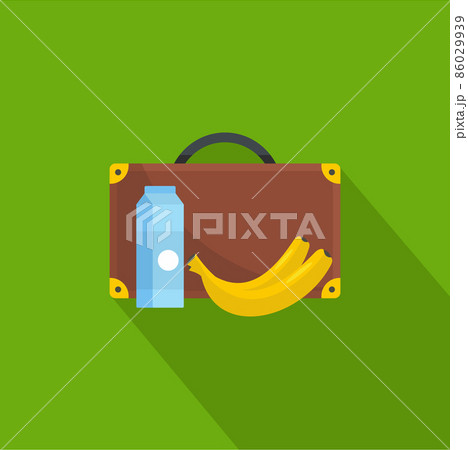 Lunchtime icon, flat style Lunchtime icon, flat style 86029939