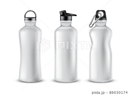 Vector set of plastic sport bottles for drinks 86030174
