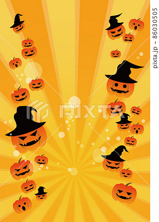 ハロウィン　素材 86030505
