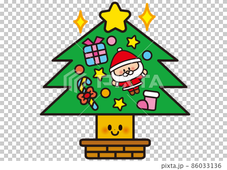Christmas Tree Coloring Page for Kids Stock Vector - Illustration of  season, drawing: 249620180