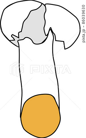 卵を割るイメージのイラスト素材 86039630