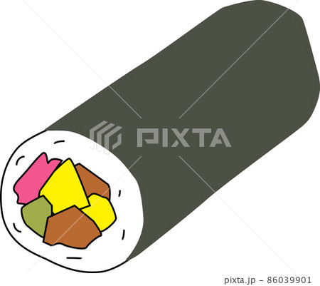 美味しい縁起物の恵方巻 86039901