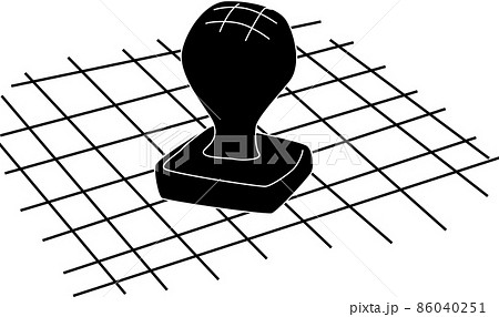 網の上のお餅「シルエット」 86040251