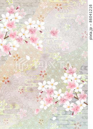 桜　春　花　背景  86041216