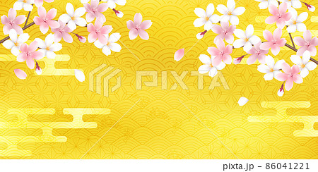 桜　春　花　背景  86041221