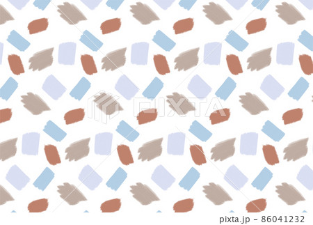 北欧風のブルーと茶色とグレーの絵筆タッチの壁紙 北欧風のブルーと茶色とグレーの絵筆タッチの壁紙 86041232