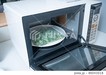 冷凍保存してるきざみネギレンジで解凍 86043018