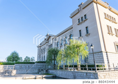 新潟県新潟市 晴天の新潟市歴史博物館 みなとぴあ 新潟県新潟市 晴天の新潟市歴史博物館 みなとぴあ 86043444