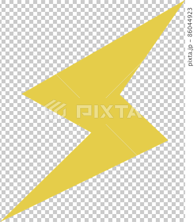 Simple pictogram illustration of lightning 86044923