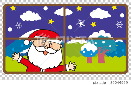 Santa coming for a happy Christmas Santa coming for a happy Christmas 86044939