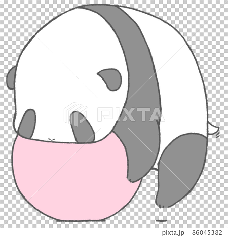 小熊貓玩球(灰色) 小熊貓玩球(灰色) 86045382