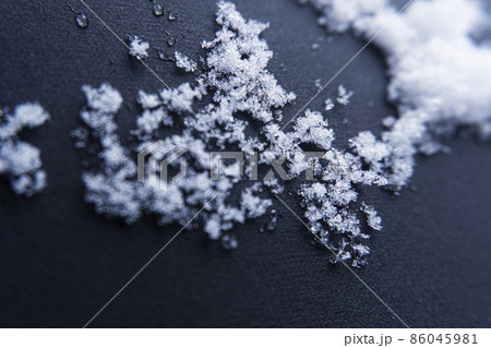 衣類に付いた雪 86045981