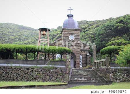 世界遺産　頭ヶ島天主堂　五島列島　潜伏キリシタン遺産 86046072