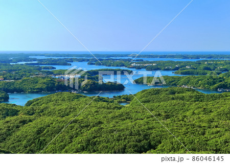 【三重県】晴天下の英虞湾(伊勢志摩) 【三重県】晴天下の英虞湾(伊勢志摩) 86046145