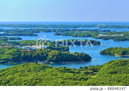 【三重県】晴天下の英虞湾(伊勢志摩) 【三重県】晴天下の英虞湾(伊勢志摩) 86046147