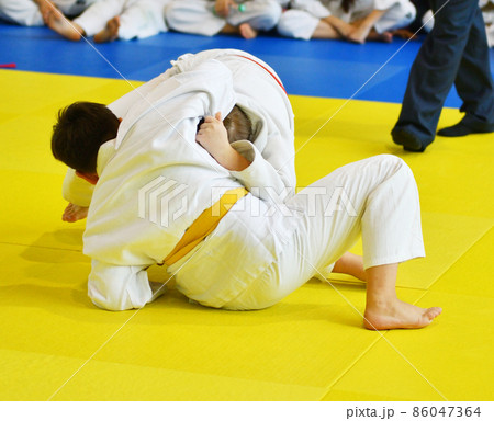 Boys compete in Judo 86047364