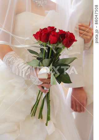 結婚式ドレス&バラ 結婚式ドレス&バラ 86047508