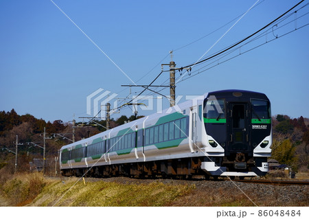 我孫子支線経由で運転される成田山初詣ぐんま号 我孫子支線経由で運転される成田山初詣ぐんま号 86048484