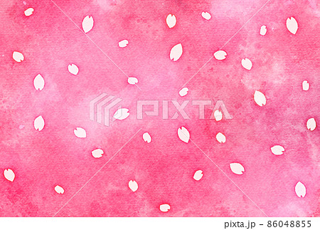背景素材_水彩テクスチャ_ピンク 86048855