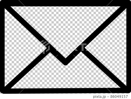 未開封の手紙のアイコンイラスト 86049157
