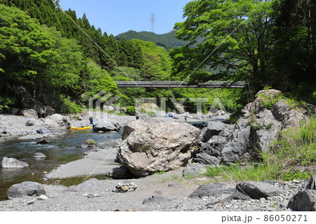 新緑の御岳渓谷 86050271