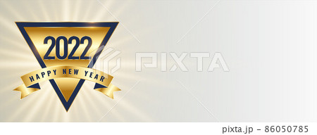 happy new year 2022 golden triangle banner design happy new year 2022 golden triangle banner design 86050785