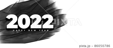 abstract watercolor style 2022 new year banner design 86050786