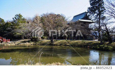 鎌倉幕府所縁の神奈川県横浜市金沢区の称名寺の冬 鎌倉幕府所縁の神奈川県横浜市金沢区の称名寺の冬 86052023
